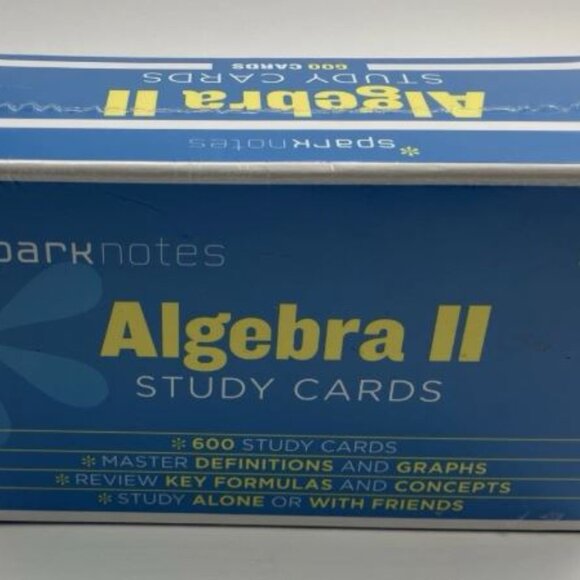 Algebra II Spark Notes Flash Cards - Picture 6 of 7